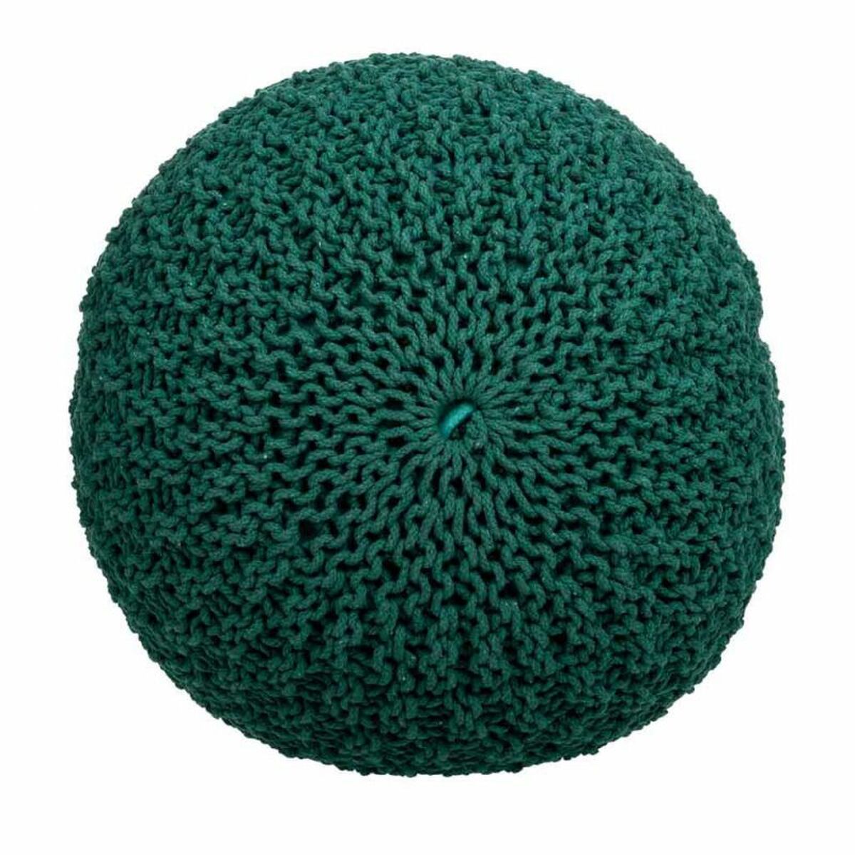 Puff Alexandra House Living Mörkgrön polystyren 45 x 30 x 45 cm - 4