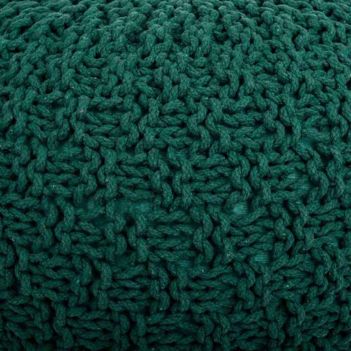 Puff Alexandra House Living Mörkgrön polystyren 45 x 30 x 45 cm - 3