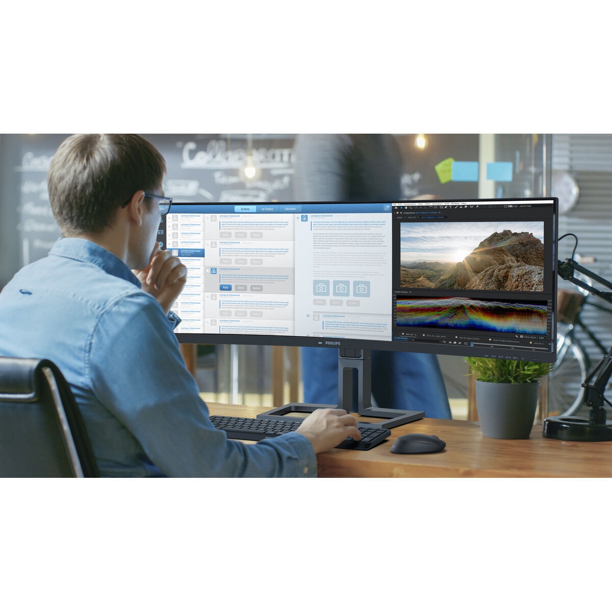 Monitor Philips 45B1U6900C/00 44,5" LCD UltraWide Dual Quad HD
