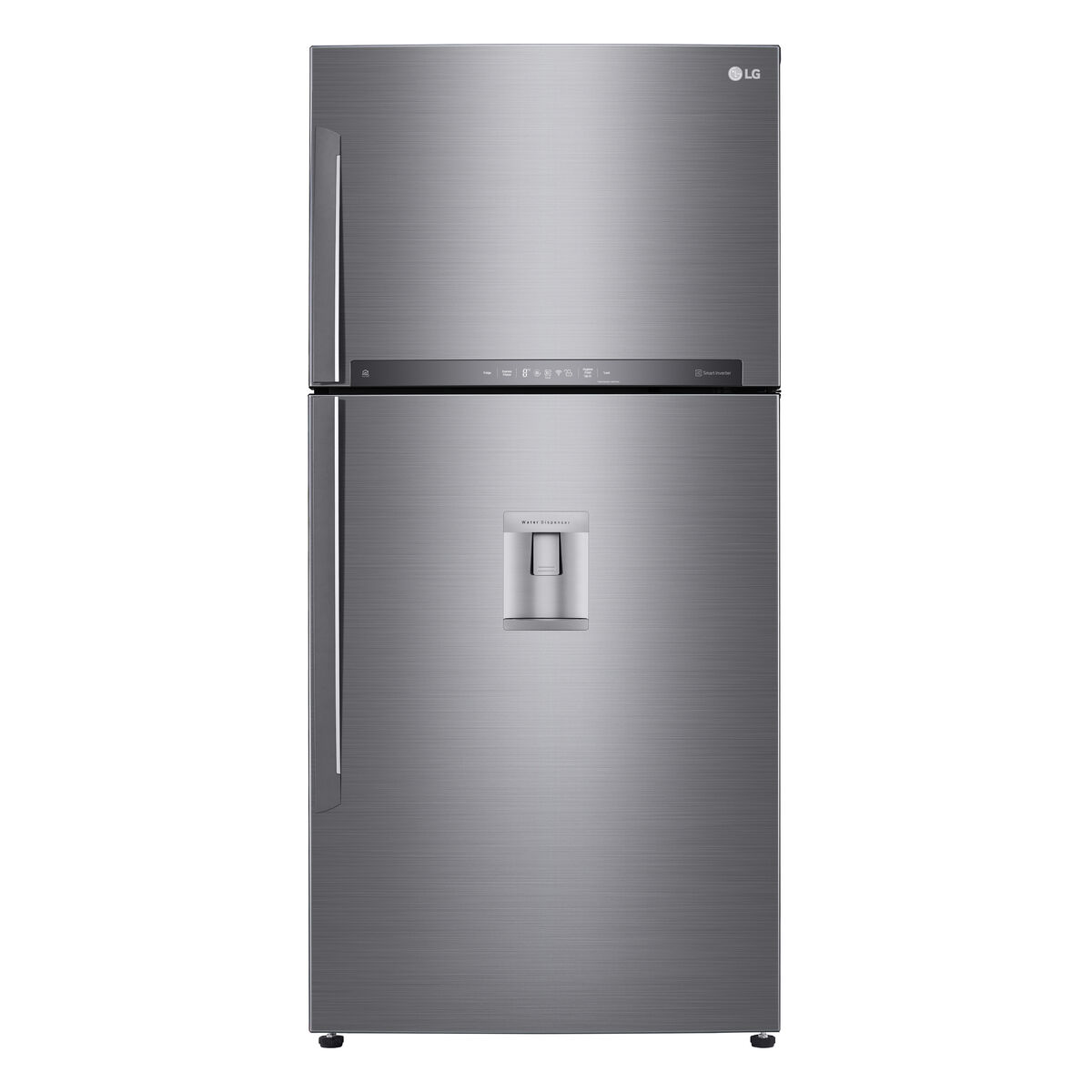 Kombinerat kylskåp LG GTF916PZPED 184 630 L Stål Platin