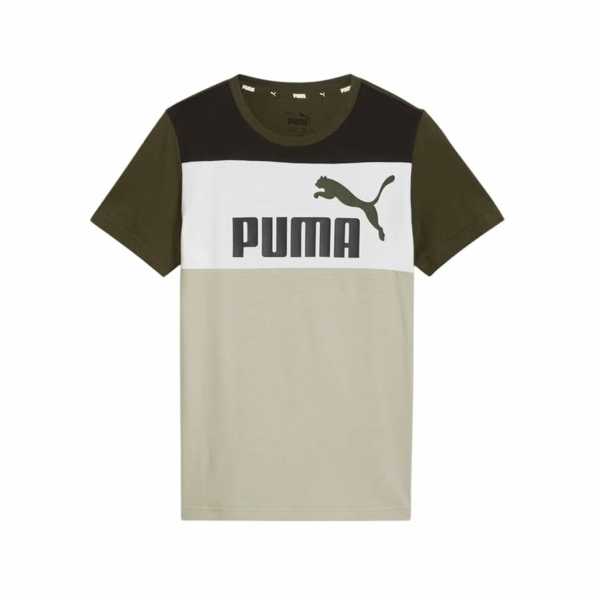 Barn T-shirt med kortärm Puma Ess Block