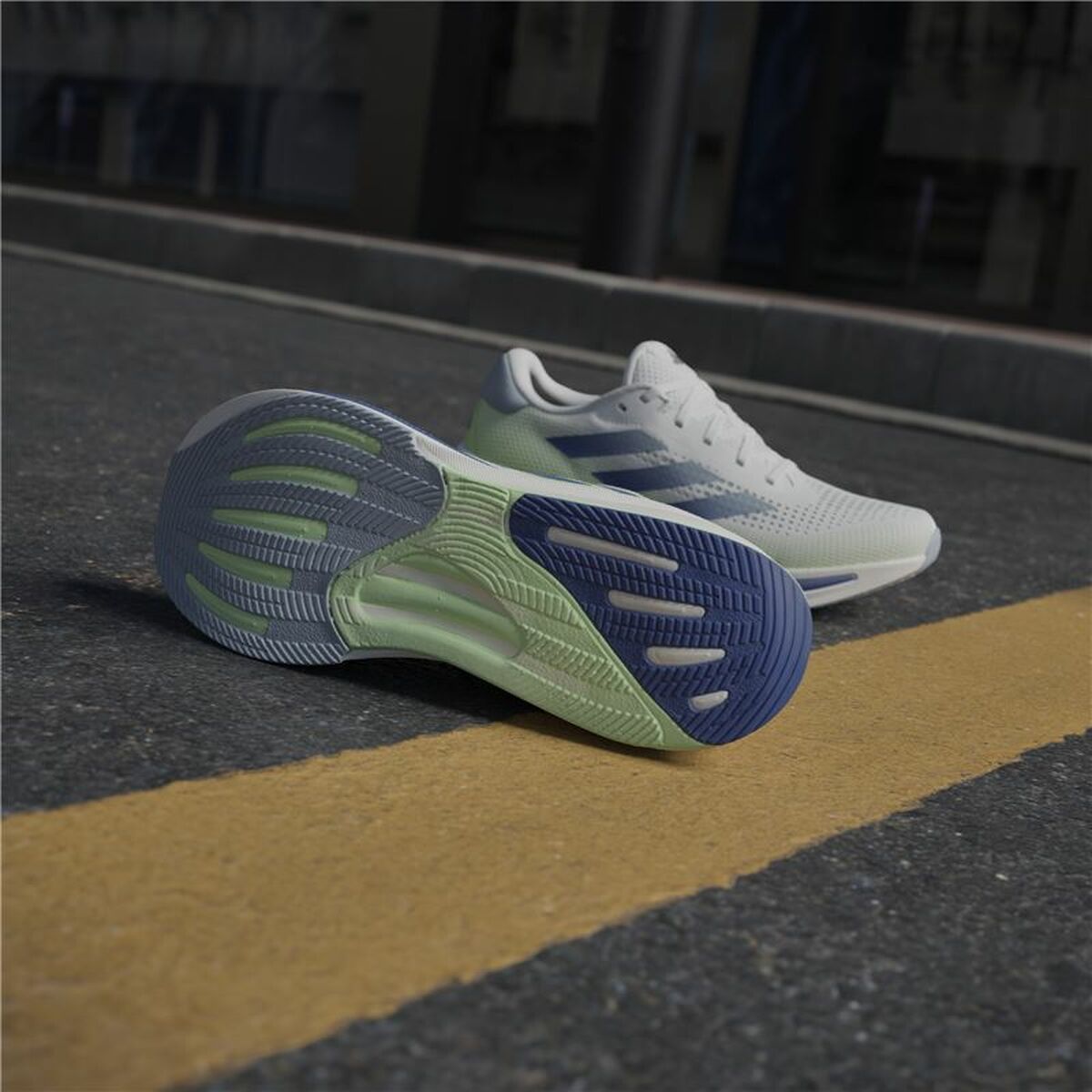 Löparskor, Vuxna Adidas Supernova Rise Vit Ljusgrön - 2