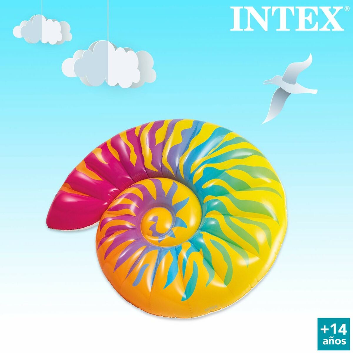Luftmadrass Intex Snigel 15,7 x 25 x 12,7 cm (4 antal) - 2