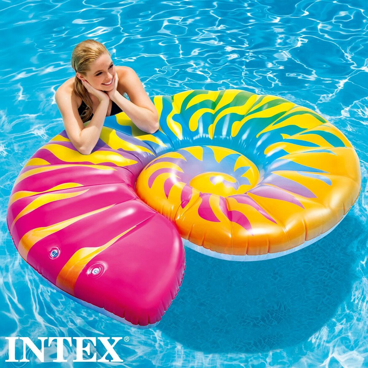 Luftmadrass Intex Snigel 15,7 x 25 x 12,7 cm (4 antal) - 9