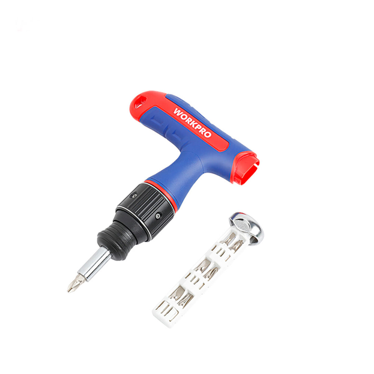 Carraca-skruvmejsel Workpro 8 Delar
