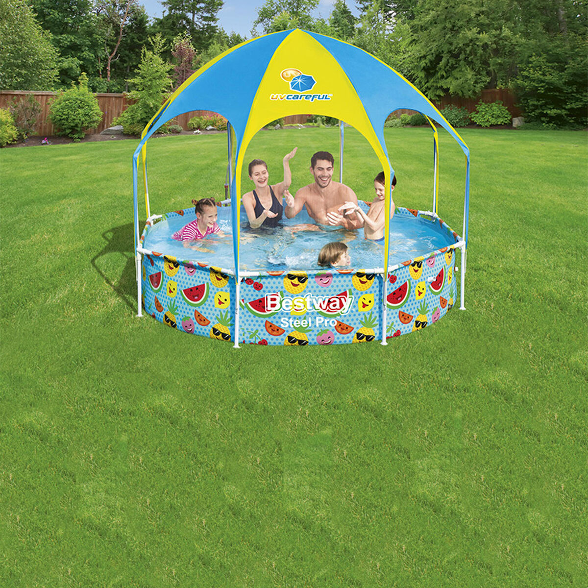 Bestway Stel Pool Vuxen 244x51 cm Trädgård 56432 - 10