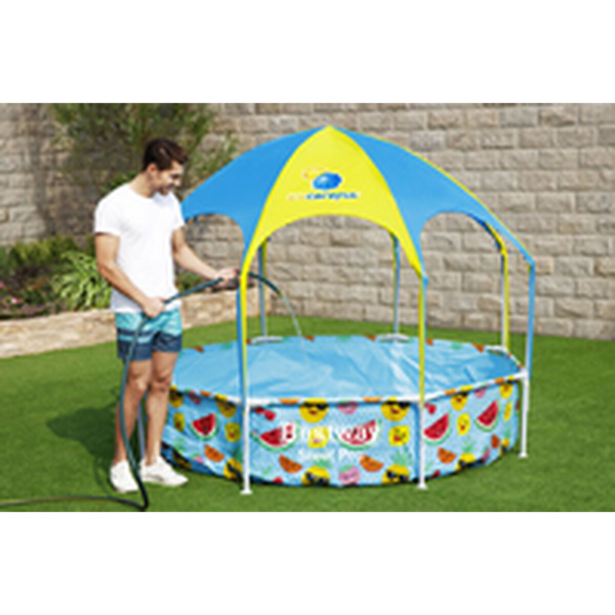 Bestway Stel Pool Vuxen 244x51 cm Trädgård 56432 - 7