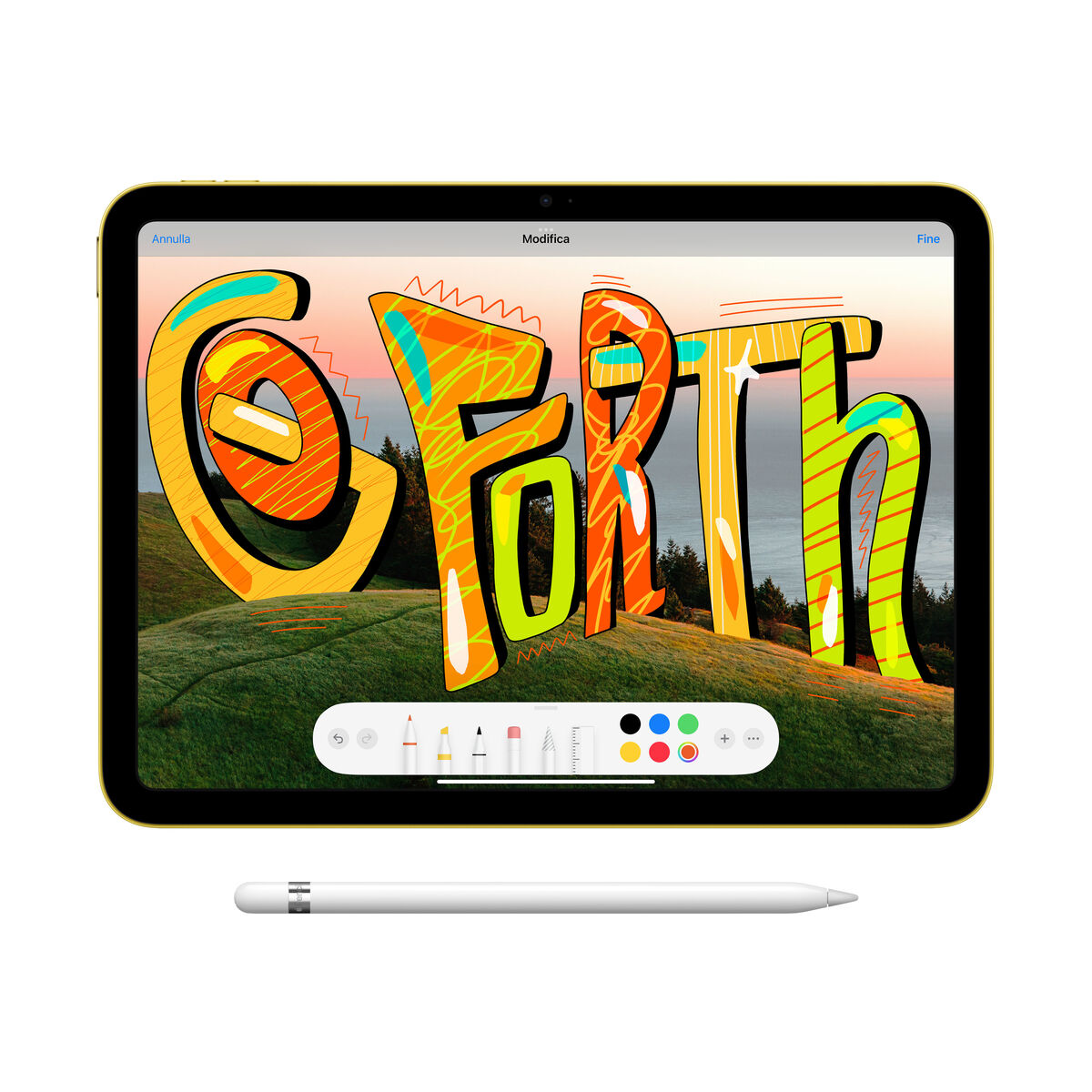 Läsplatta Apple iPad 64 GB Gul - 2