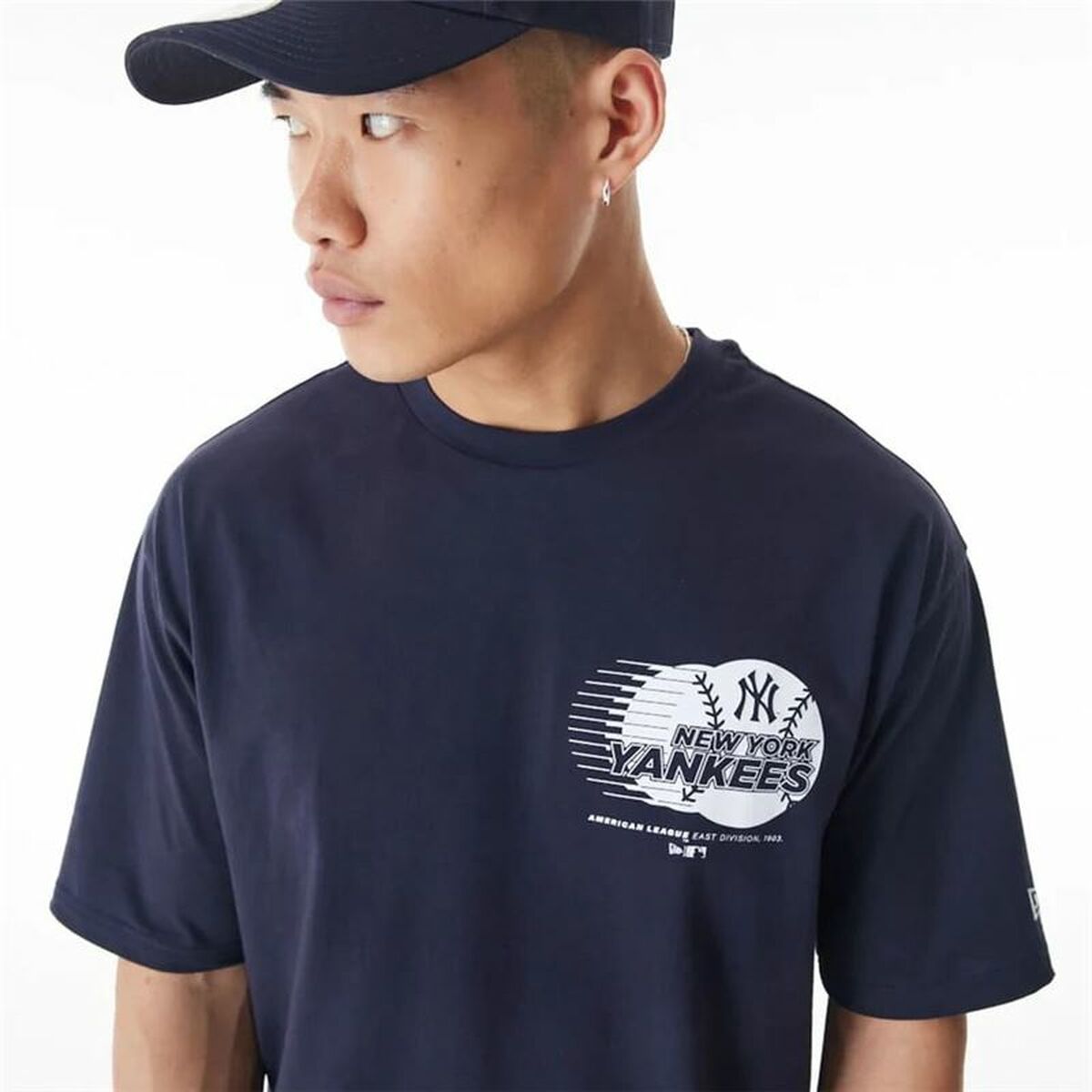 T-shirt med kortärm Herr New Era BASEBALL GRPHIC OS New York Yankees - 3