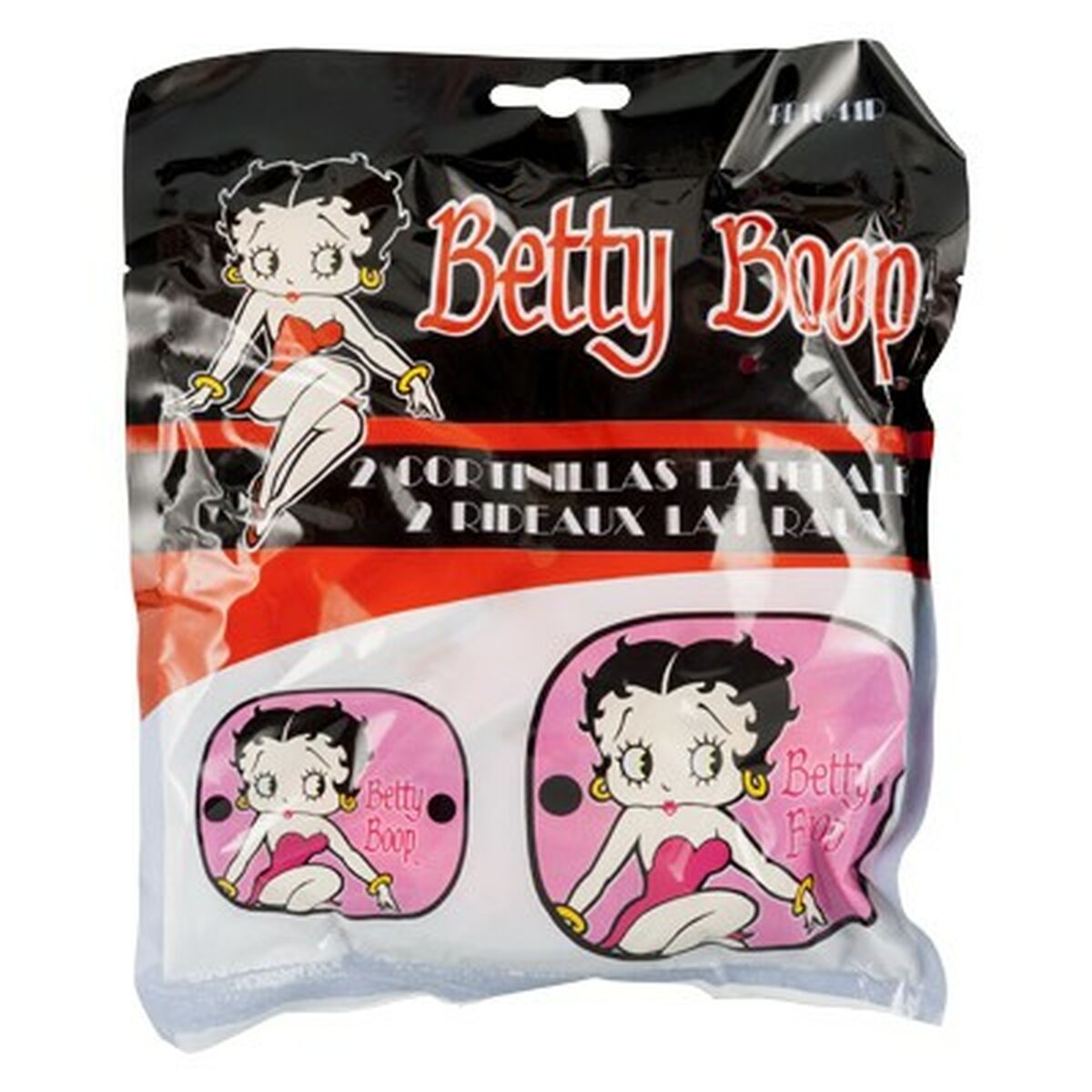 Sidosolskydd Betty Boop BB1041P Rosa 2 Delar - 2