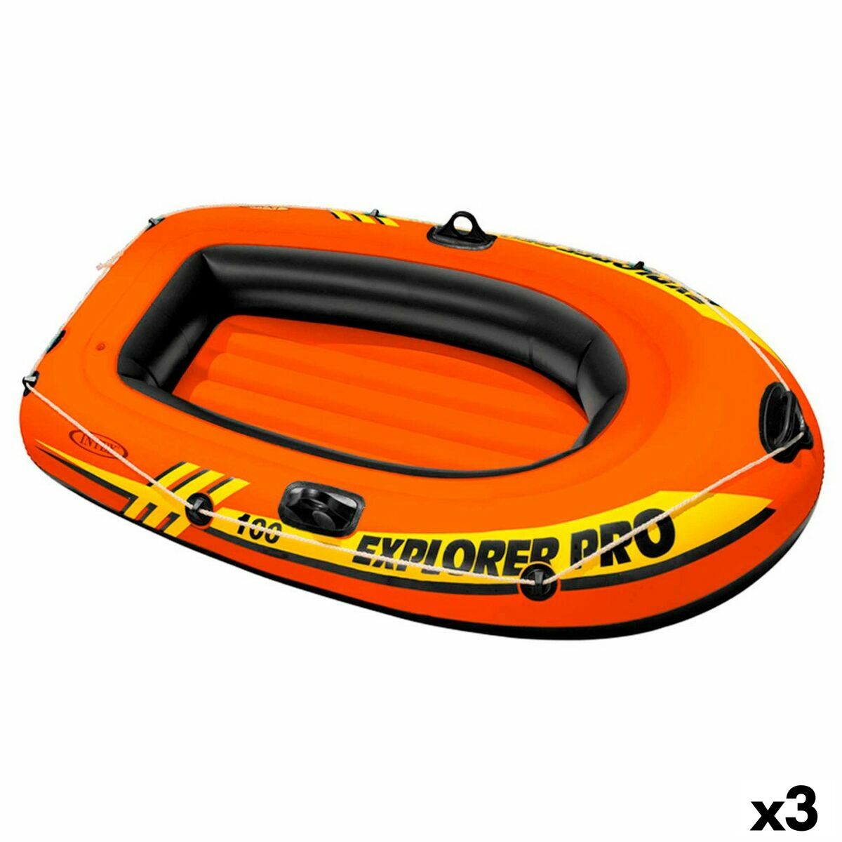 Uppblåsbar båt Intex Explorer Pro 100 3 antal 160 x 29 x 94 cm - 5