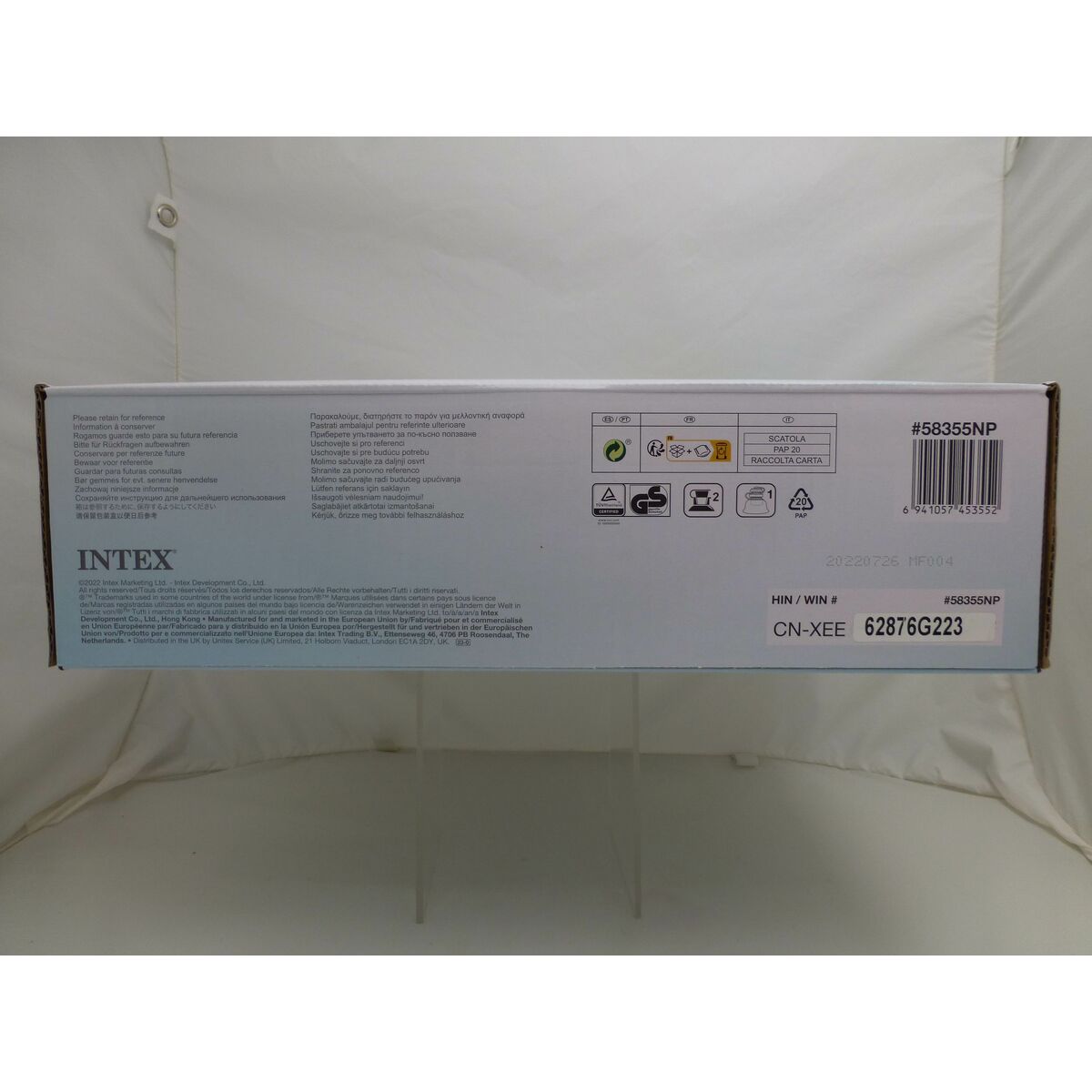 Uppblåsbar båt Intex Explorer Pro 100 3 antal 160 x 29 x 94 cm - 9