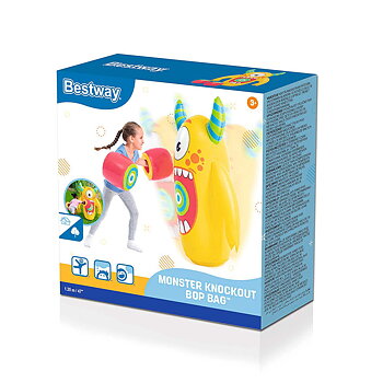 Bestway Uppblåsbart boxningsmonster 120 cm +3 år inomhus och trädgård 52545
