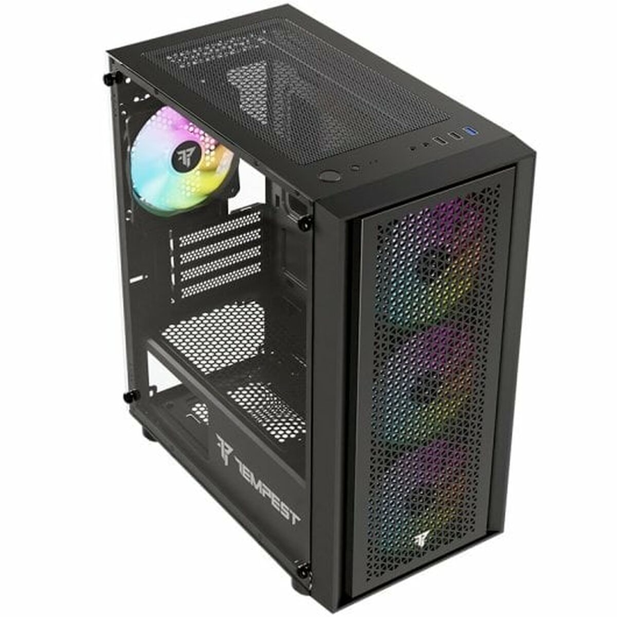 ATX Semitorn Tempest Rampart  Svart - 5