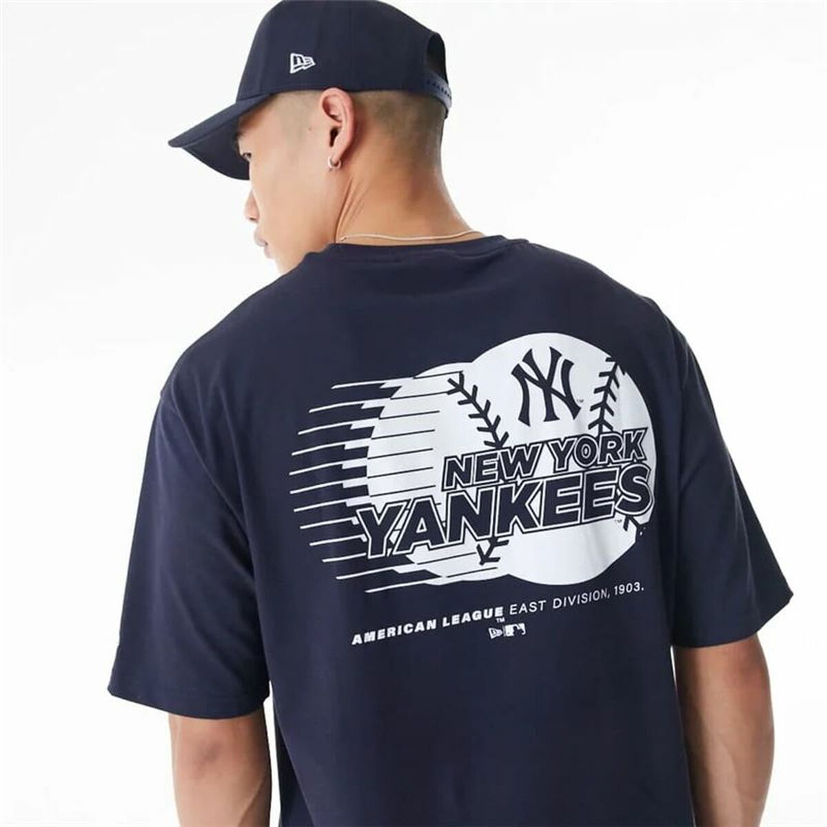 T-shirt med kortärm Herr New Era BASEBALL GRPHIC OS New York Yankees - 5