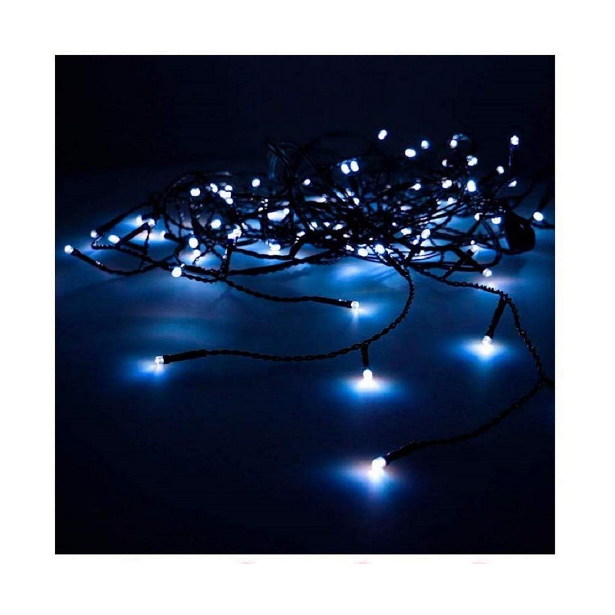 Gardinbelysning med LED EDM 71259 1,8 W Blå Transparent 2 x 1 m (1 antal)