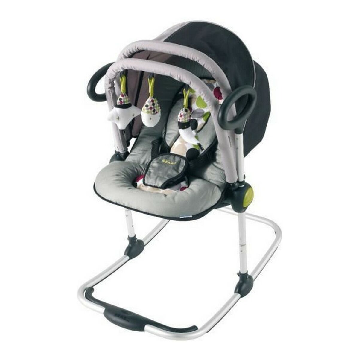Hängmatta för bebis Béaba Lounger Up & Down Grå Svart - 8