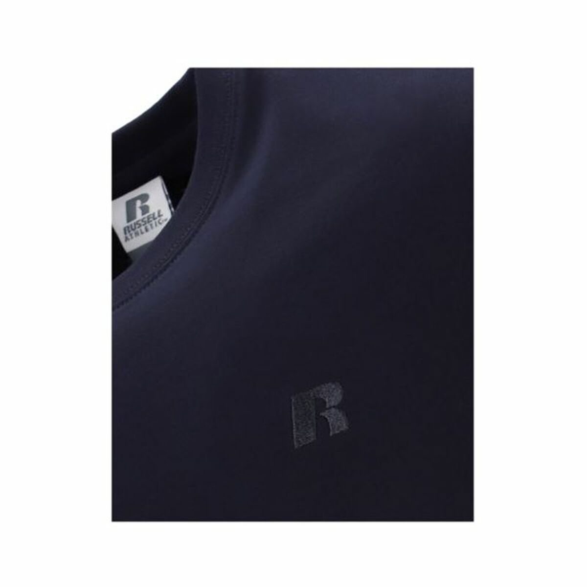 T-shirt med kortärm Herr Russell Athletic Marinblå - 4