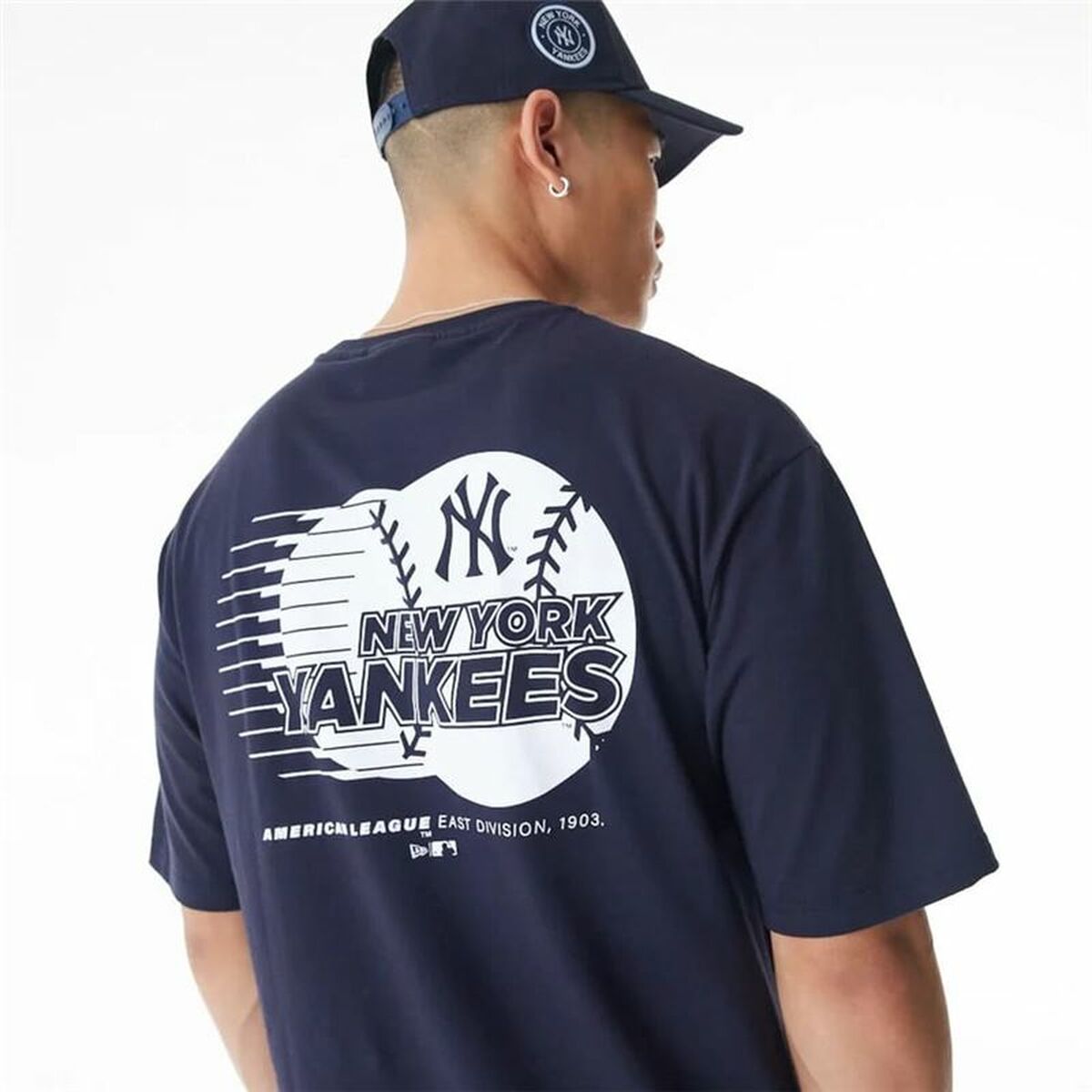 T-shirt med kortärm Herr New Era BASEBALL GRPHIC OS New York Yankees - 4