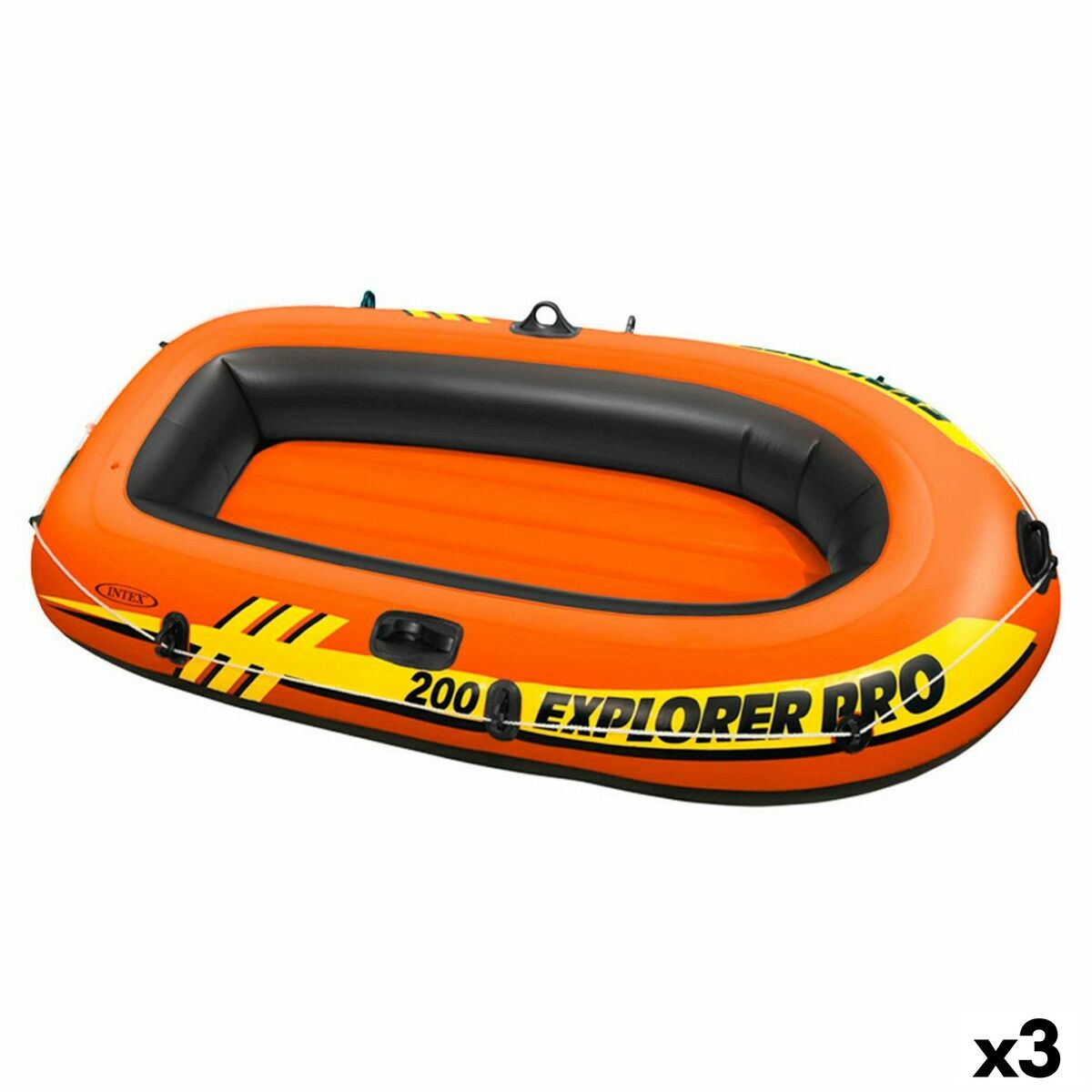 Uppblåsbar båt Intex Explorer Pro 200 3 antal 196 x 33 x 102 cm
