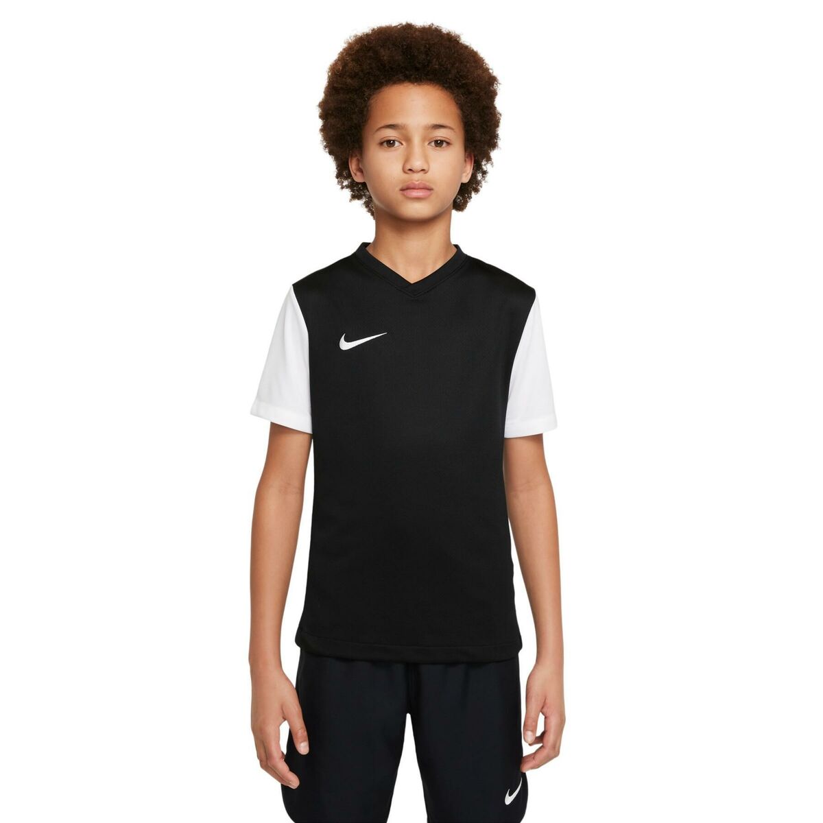 Barn T-shirt med kortärm Nike TIEMPO PREMIER 2 DH8389 010 Svart