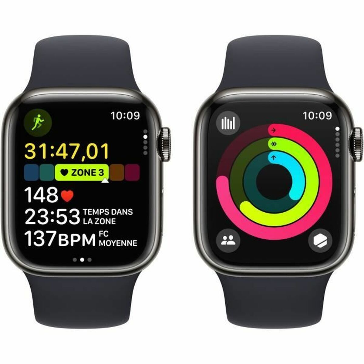 Smartklocka Apple Series 9 Svart 41 mm - 4