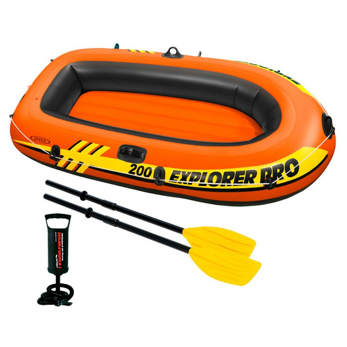 Uppblåsbar båt Intex Explorer Pro 200 3 antal 196 x 33 x 102 cm - 5