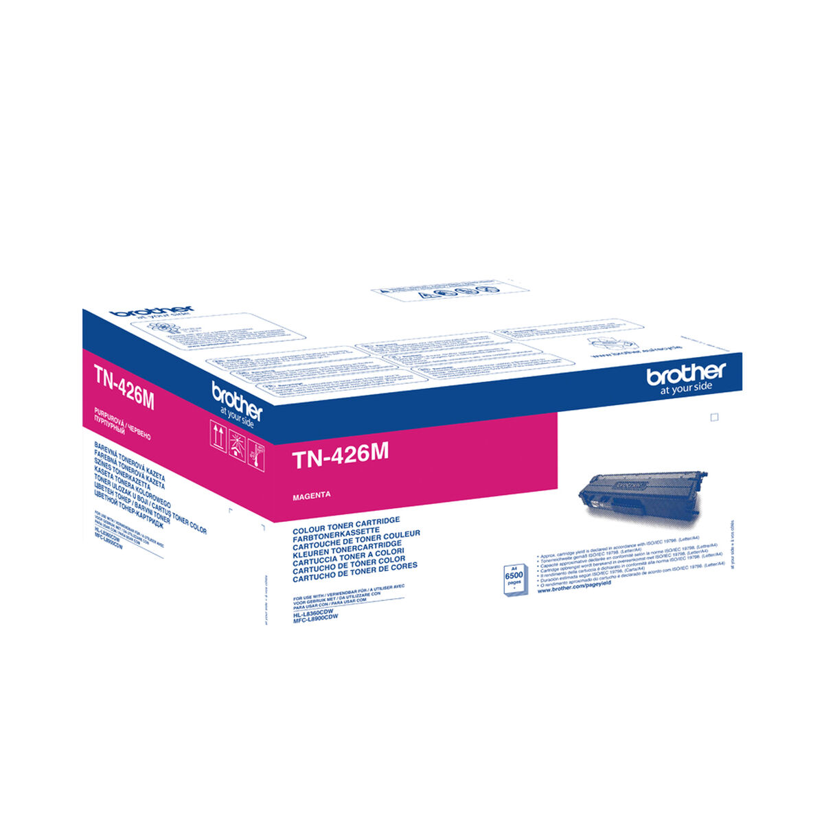 Original Toner Brother TN-426M Svart Magenta - 2