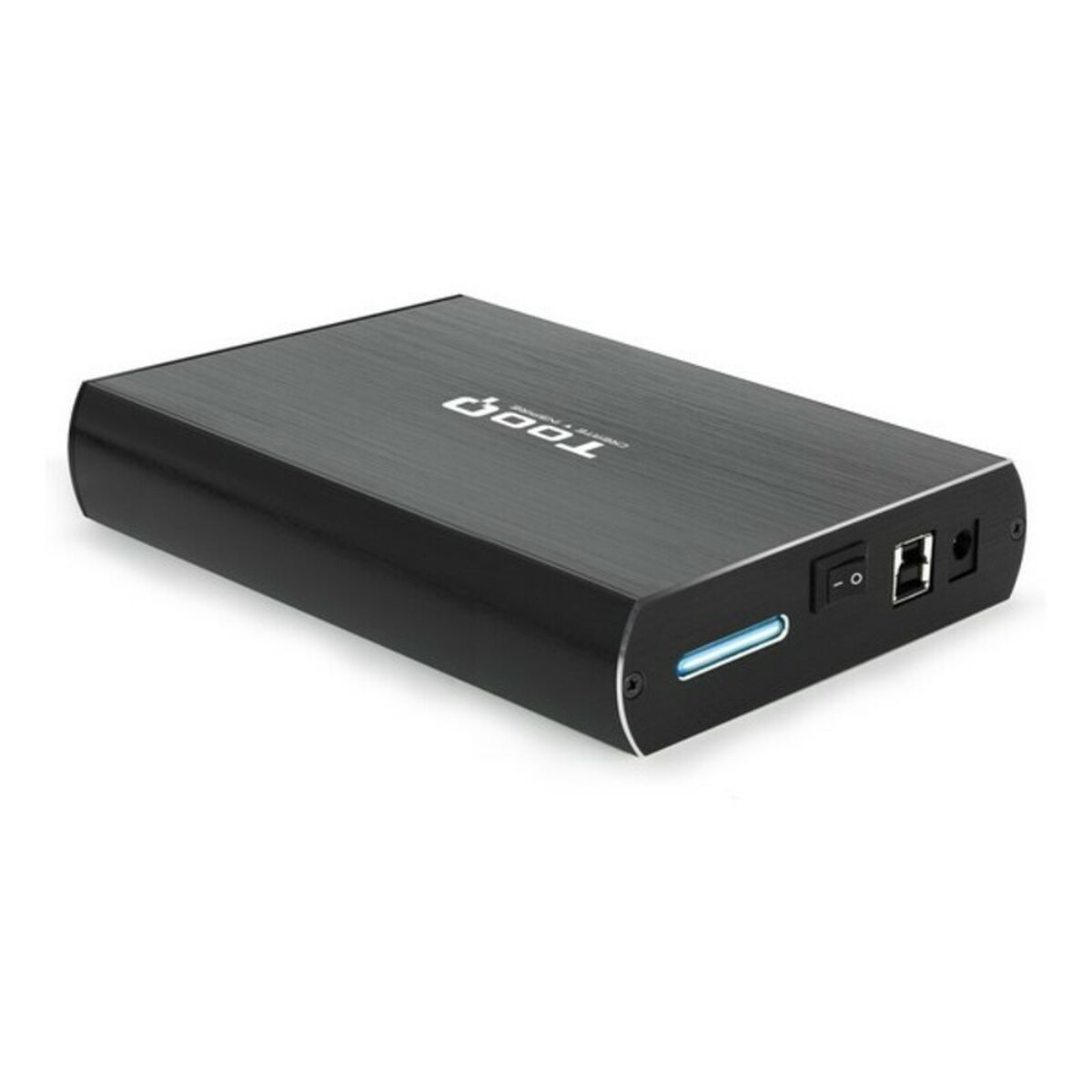 Hårddiskkabinett TooQ TQE-3531B Svart 3,5" - 5