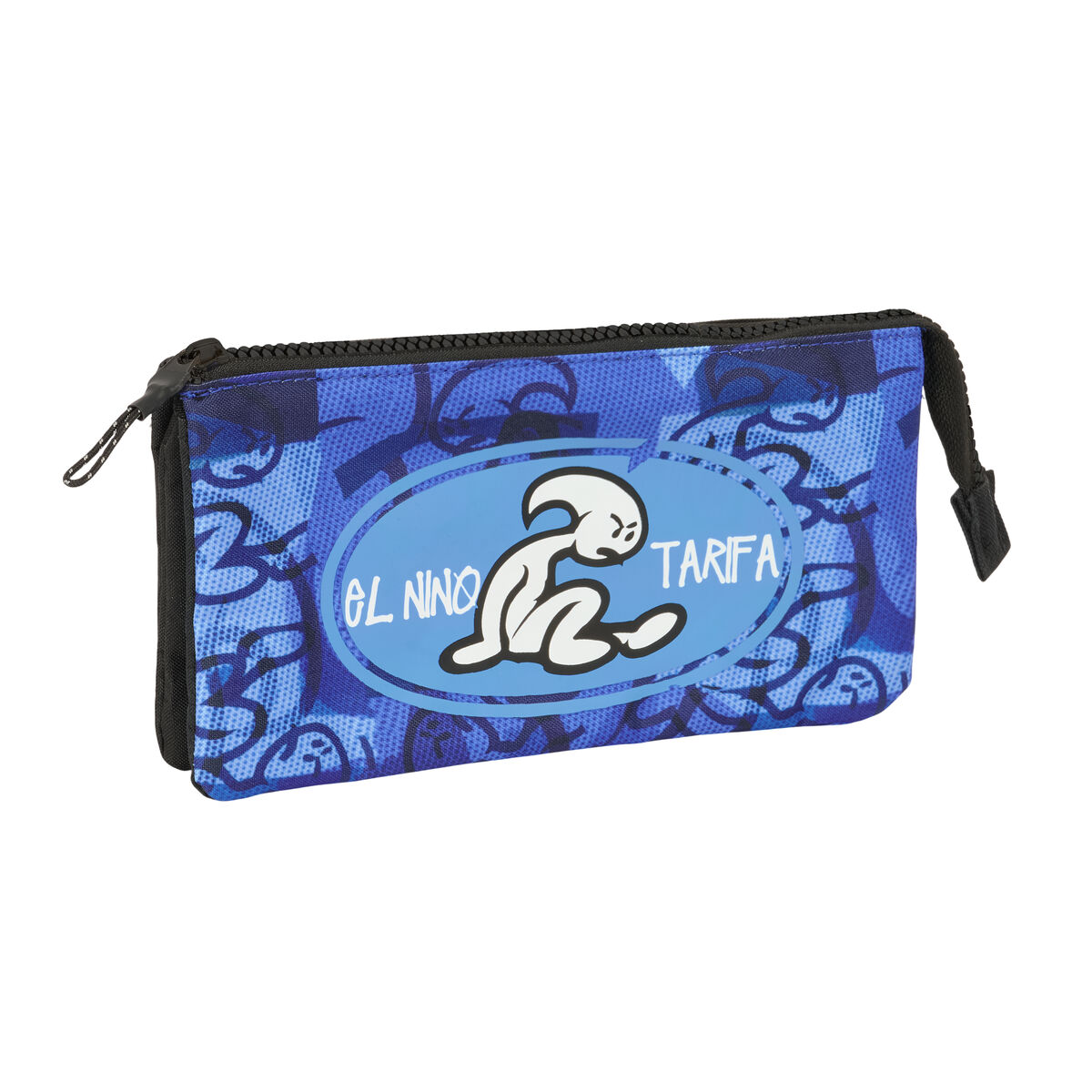Tredubbel Carry-all El Niño Roller Blå Svart 22 x 12 x 3 cm