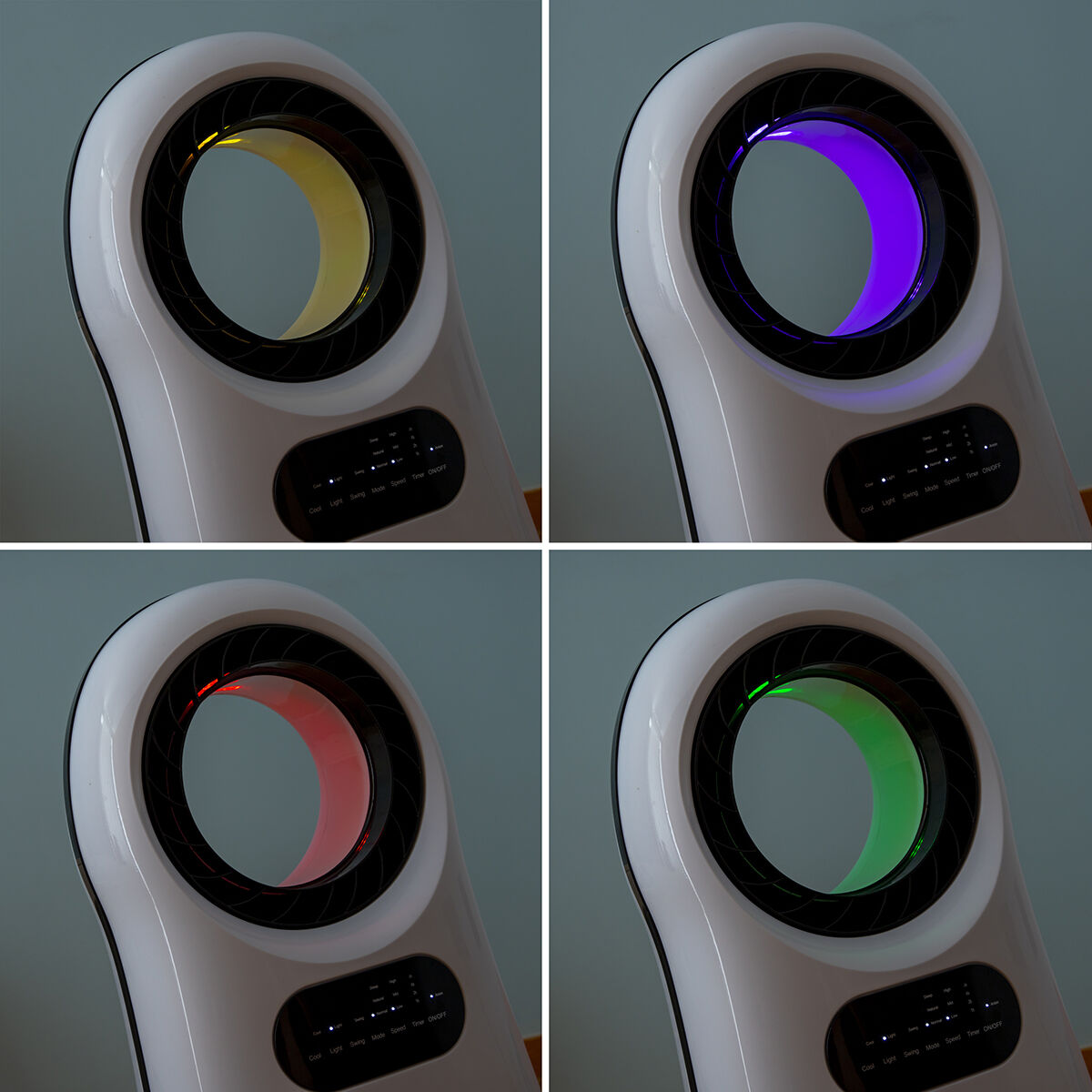 Bladlös, evaporativ luftkonditionering med LED Evareer InnovaGoods - 25
