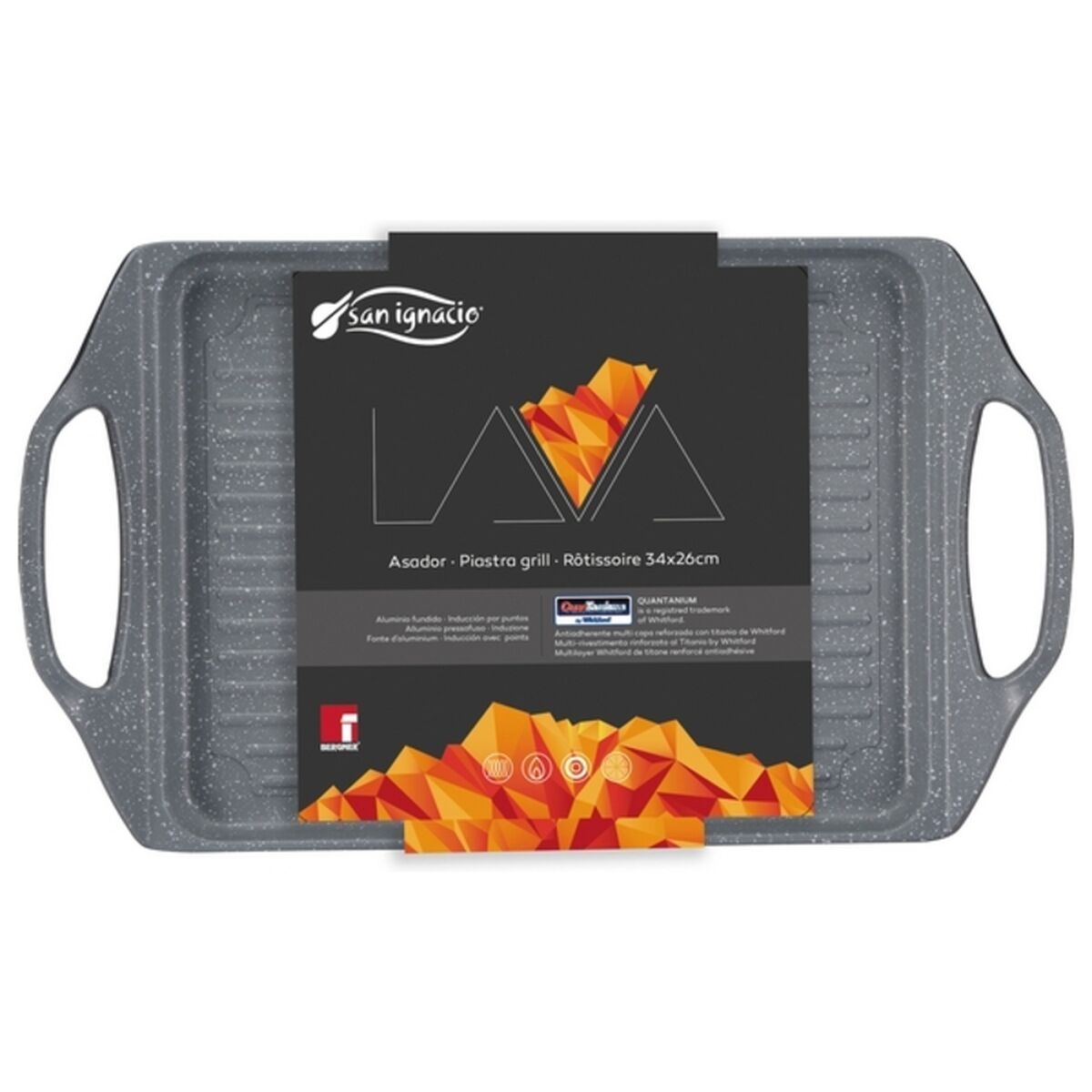 Barbecue San Ignacio Lava Aluminium 45 x 27 cm Grå - 11