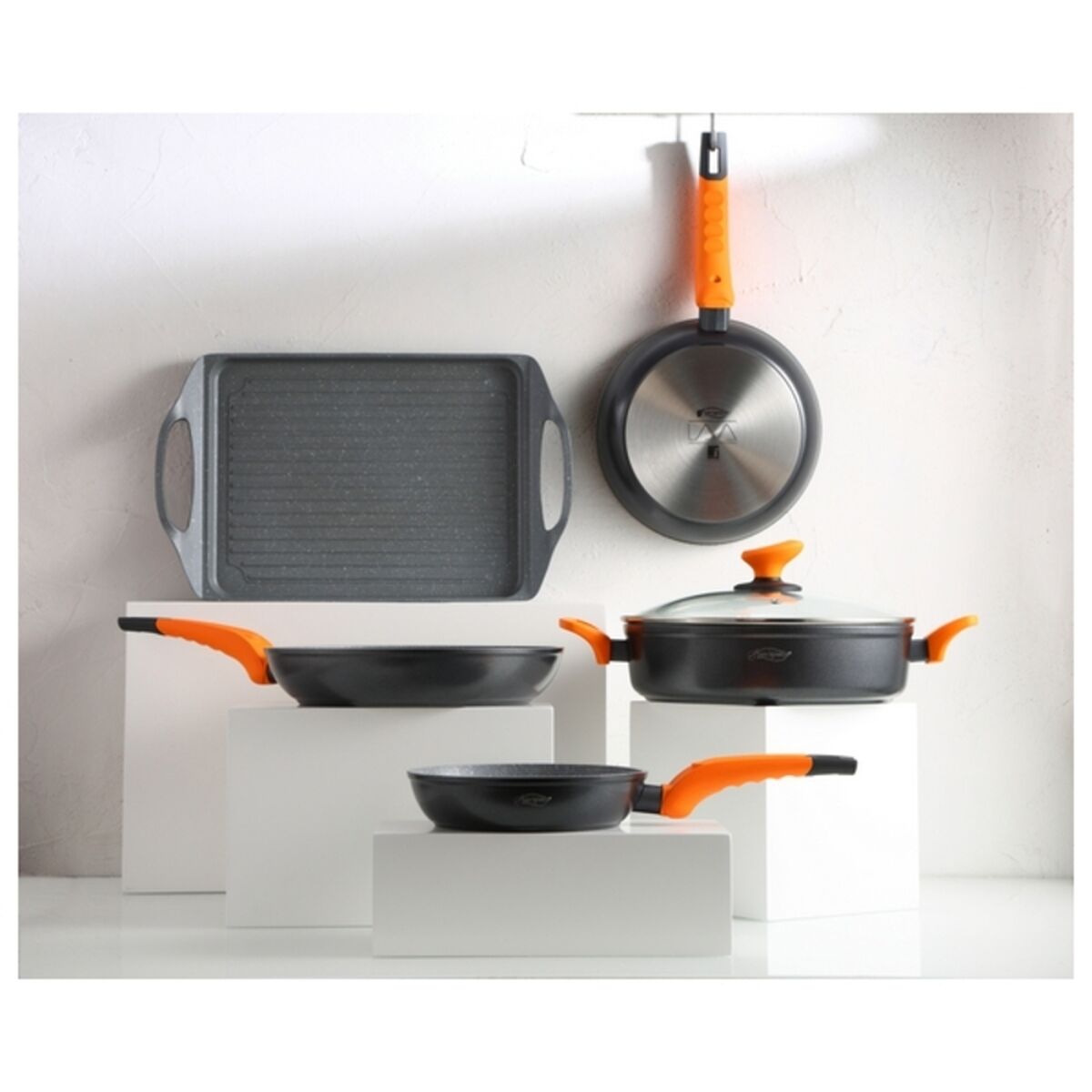 Barbecue San Ignacio Lava Aluminium 45 x 27 cm Grå - 8
