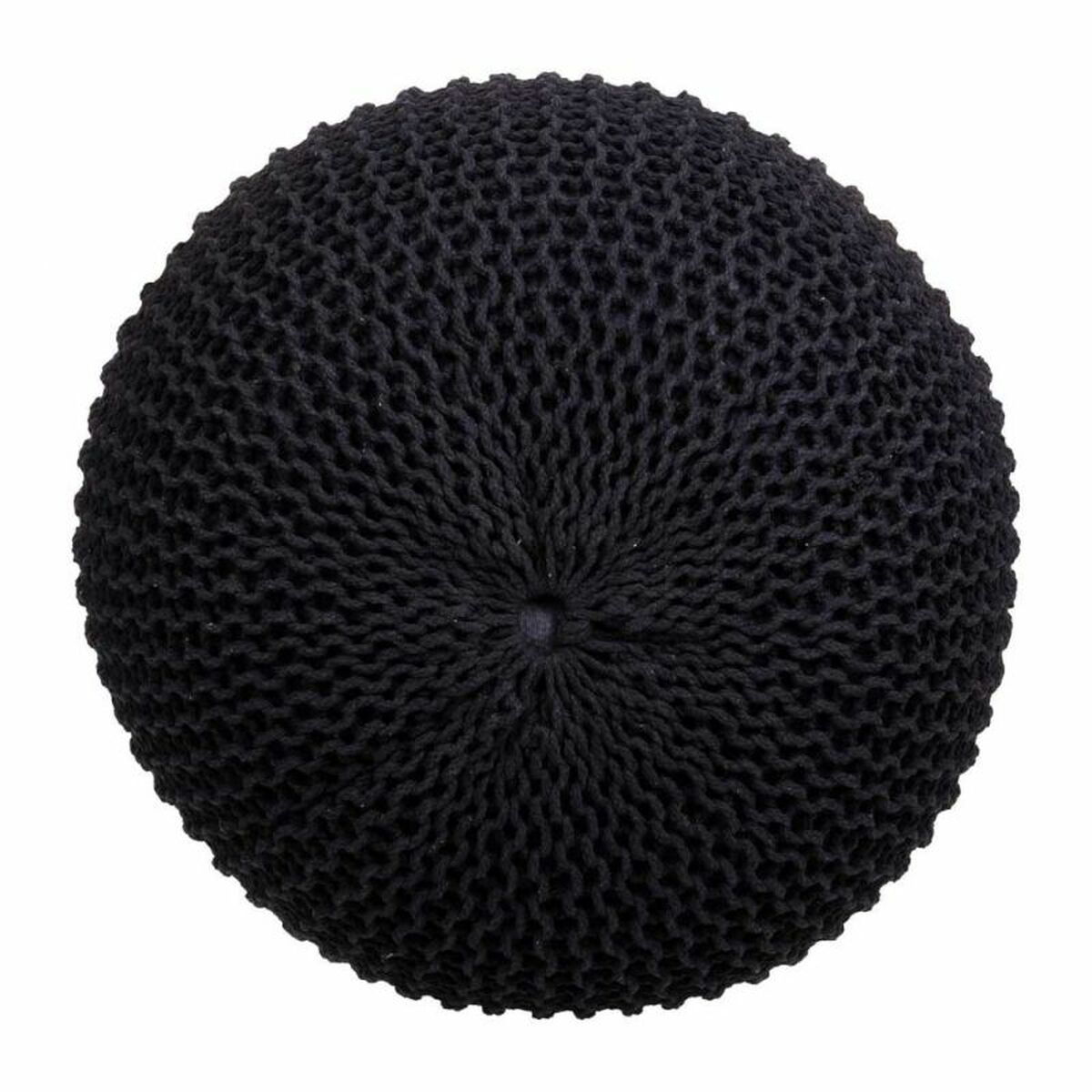 Puff Alexandra House Living Svart polystyren 45 x 30 x 45 cm - 4