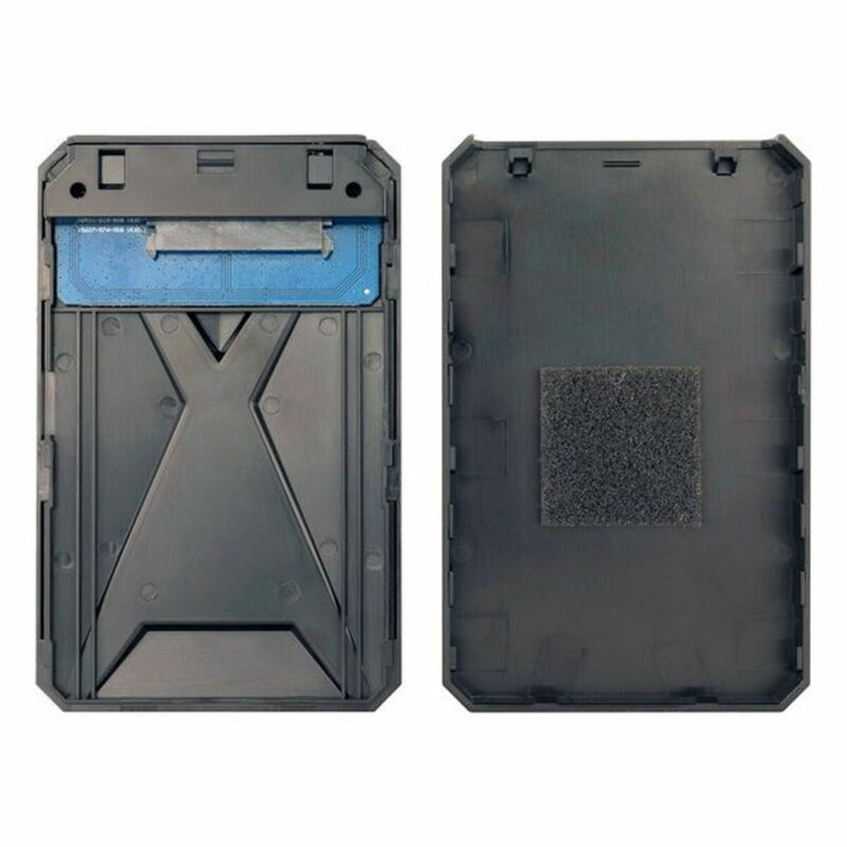 Hårddiskkabinett TooQ TQE-2550BL 2,5" USB 3.0 Blå Svart 2,5" - 4