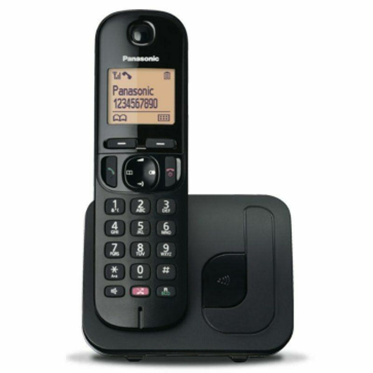 Trådlös Telefon Panasonic KX-TGC250SPB Svart 1,6"