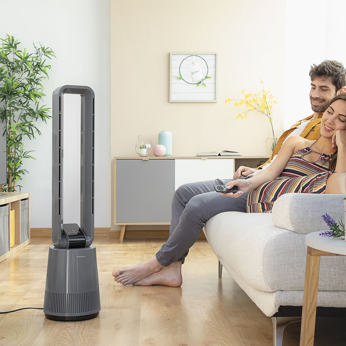Bladfri fläkt med reningsfilter och fjärrkontroll Bloho InnovaGoods - 9
