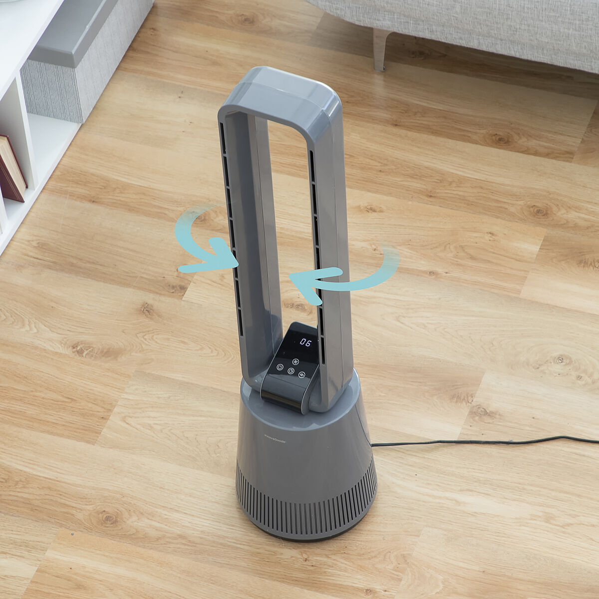 Bladfri fläkt med reningsfilter och fjärrkontroll Bloho InnovaGoods - 24