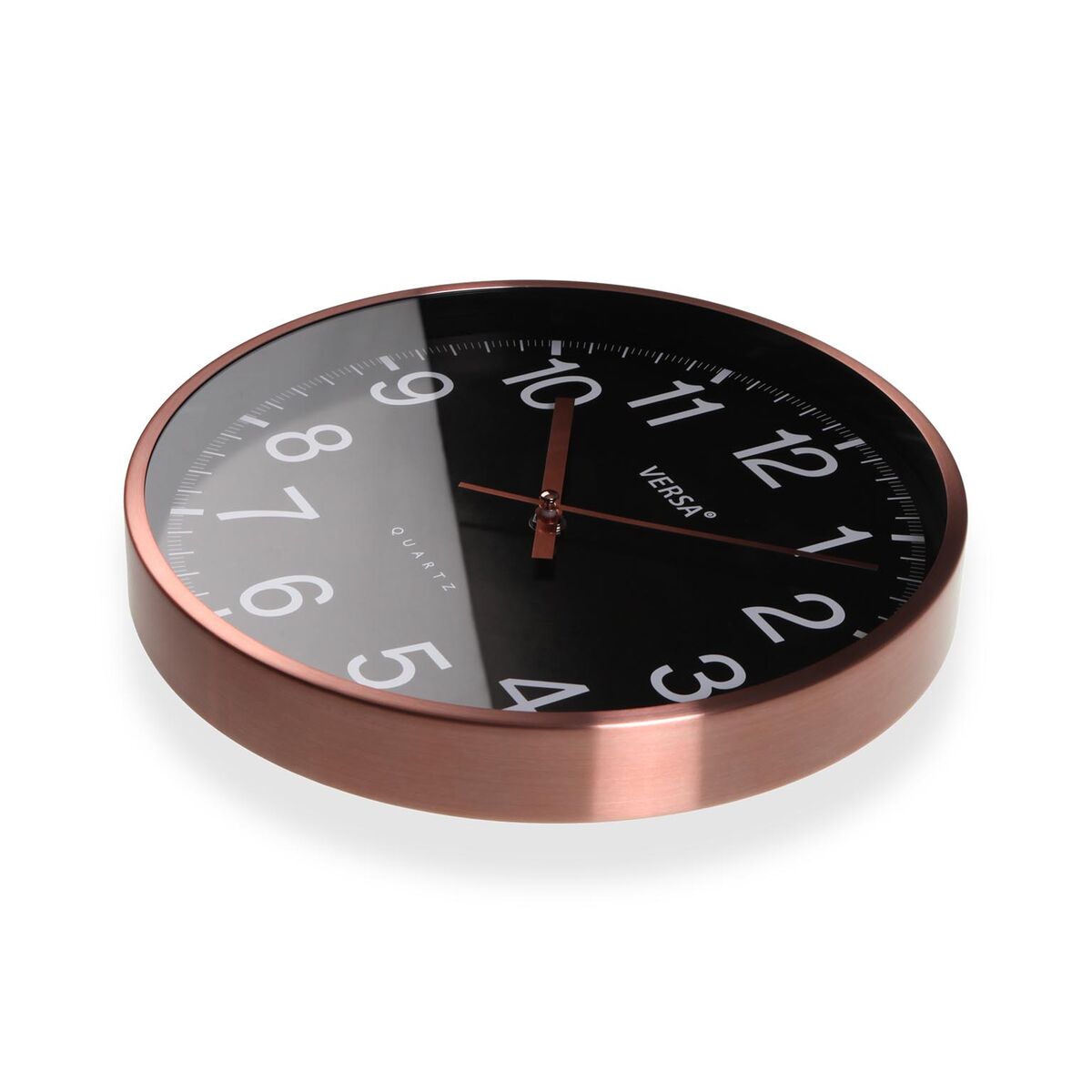 Väggklocka Versa Svart Metall - 2