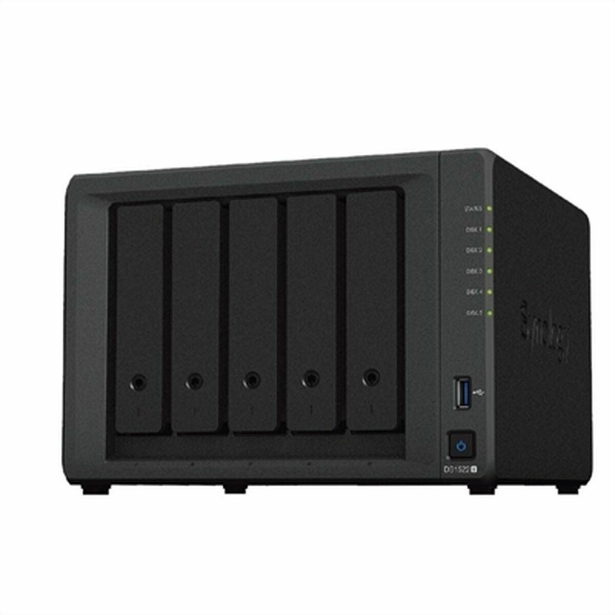 Nätlagringsenhet NAS Synology DS1522+ Dual Core Svart