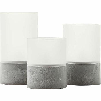 LED Ljus Brilliant Grå Plast