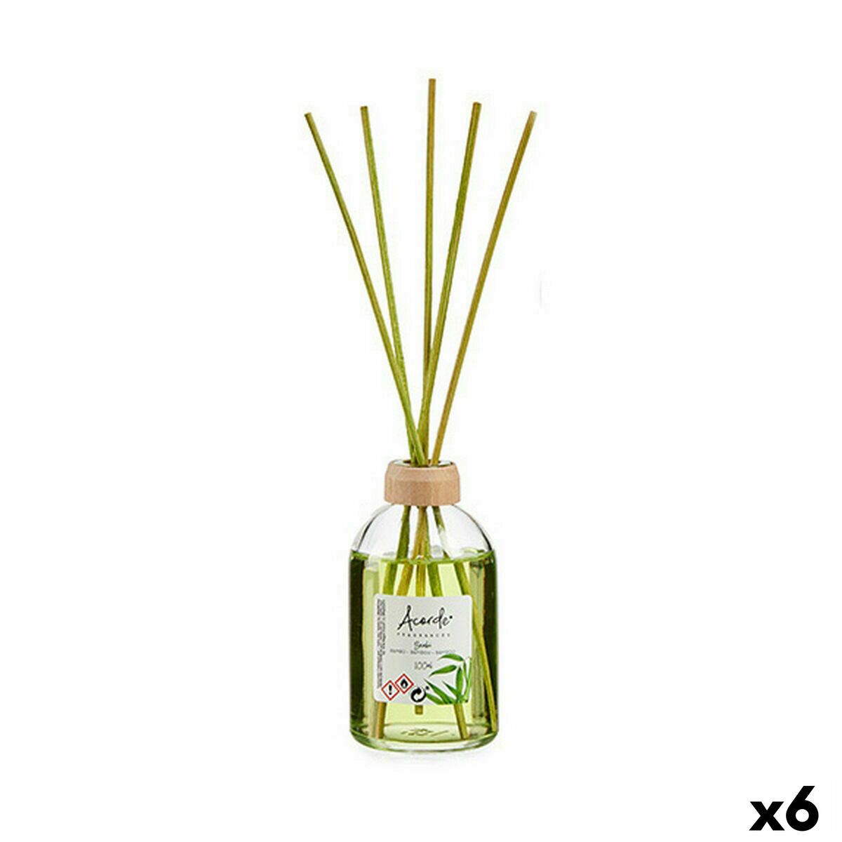 Parfympinnar Acorde Bambu 100 ml (6 antal) - 3