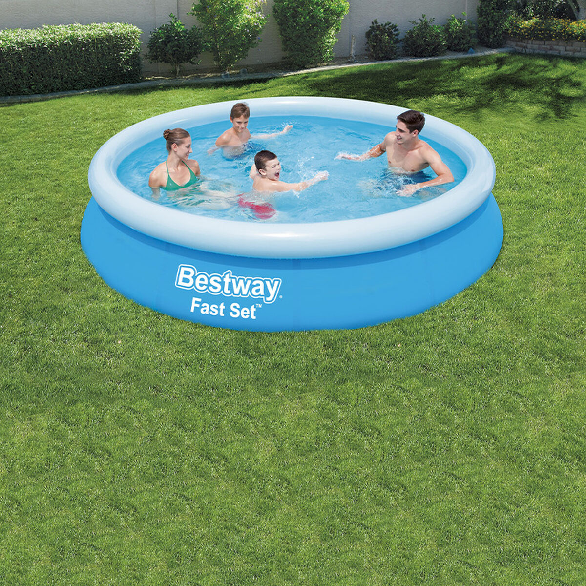 Bestway Uppvärmd Pool Vuxna 366x76 cm Trädgård 57273 - 7