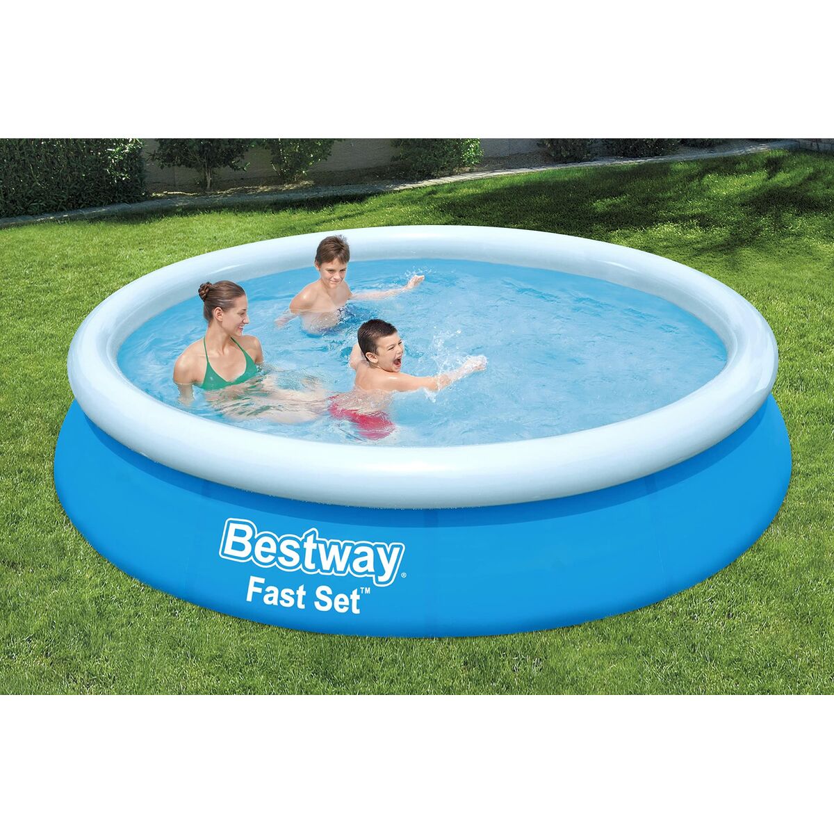 Bestway Uppvärmd Pool Vuxna 366x76 cm Trädgård 57273 - 5