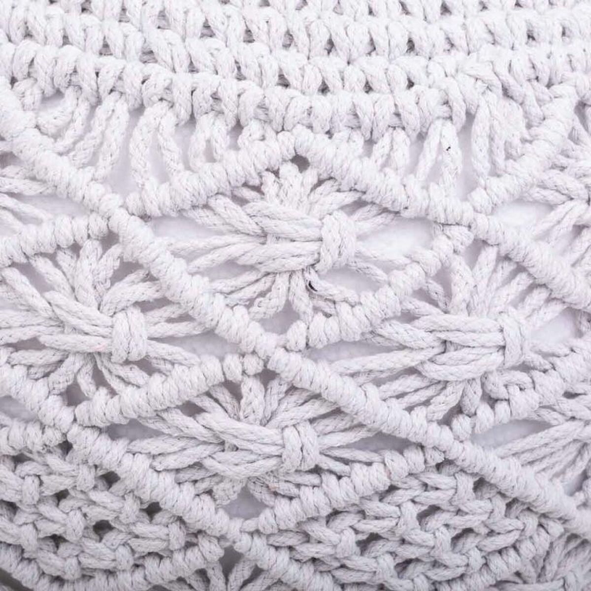 Puff Alexandra House Living Vit polystyren 45 x 33 x 45 cm - 3