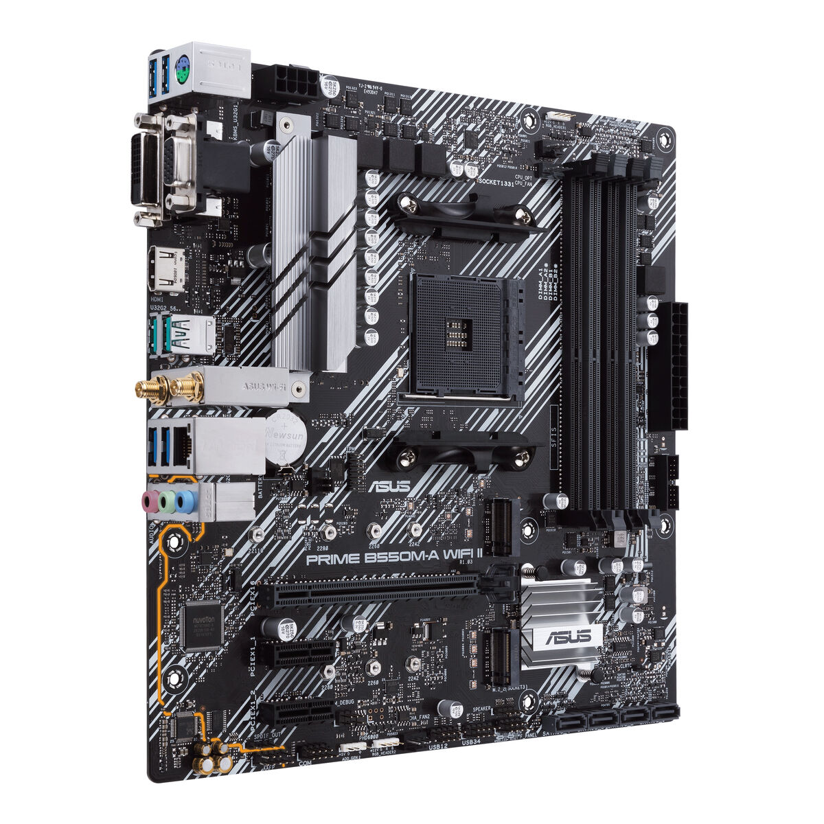 Moderkort Asus PRIME B550M-A WIFI II Intel Wi-Fi 6 AMD B550 AMD AM4 - 2