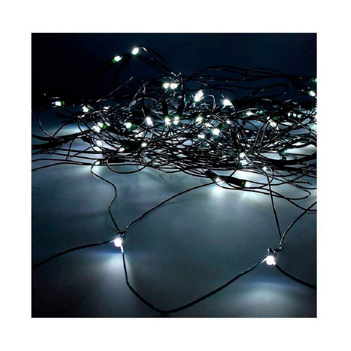 Gardinbelysning med LED EDM 71267 2 x 1,5 m Vit (1 antal) - 2