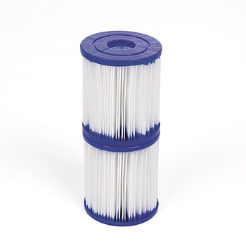 Bestway Uppblåsbar Poolring med Filter 366x76 cm Trädgård 57274