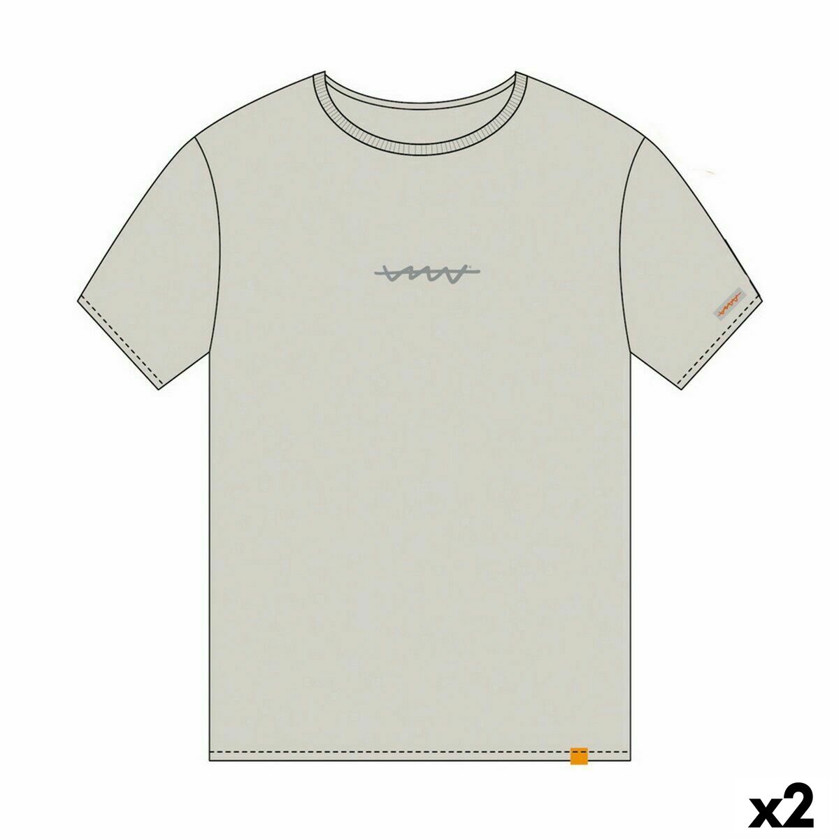T-shirt med kortärm Cállate la Boca Beige XL (2 antal)