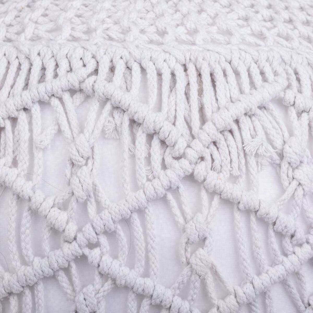 Puff Alexandra House Living Vit polystyren 45 x 40 x 45 cm - 3